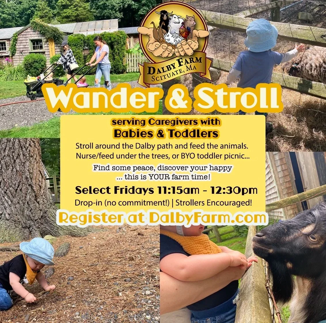 APRIL Wander & Stroll Time (Babies / Toddlers)