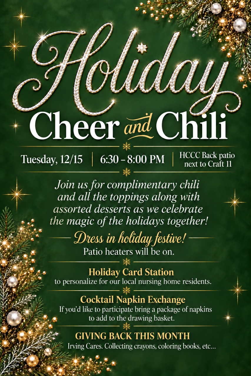 green and gold holiday flyer-December 15