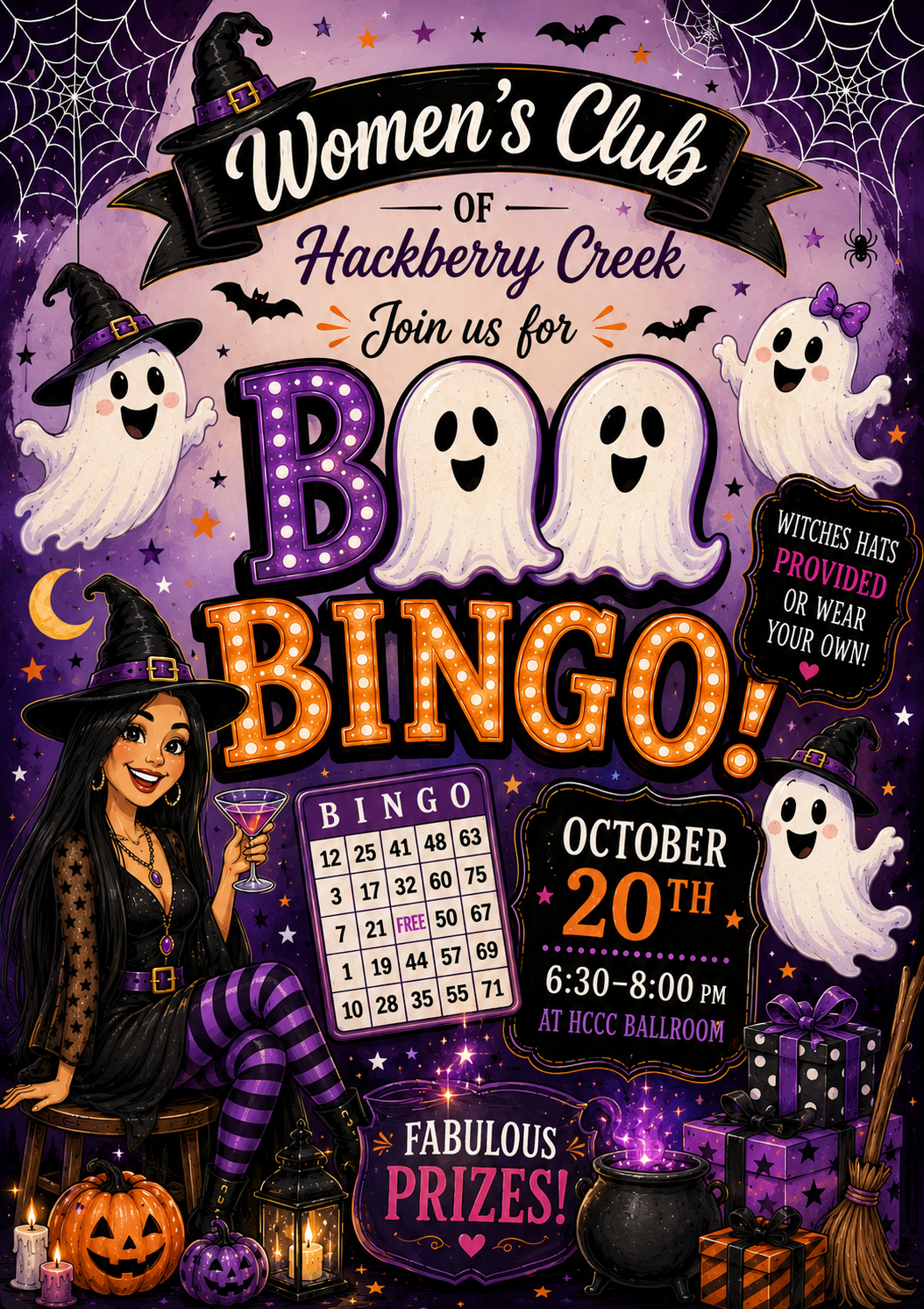 October Women's Club Event Flyer