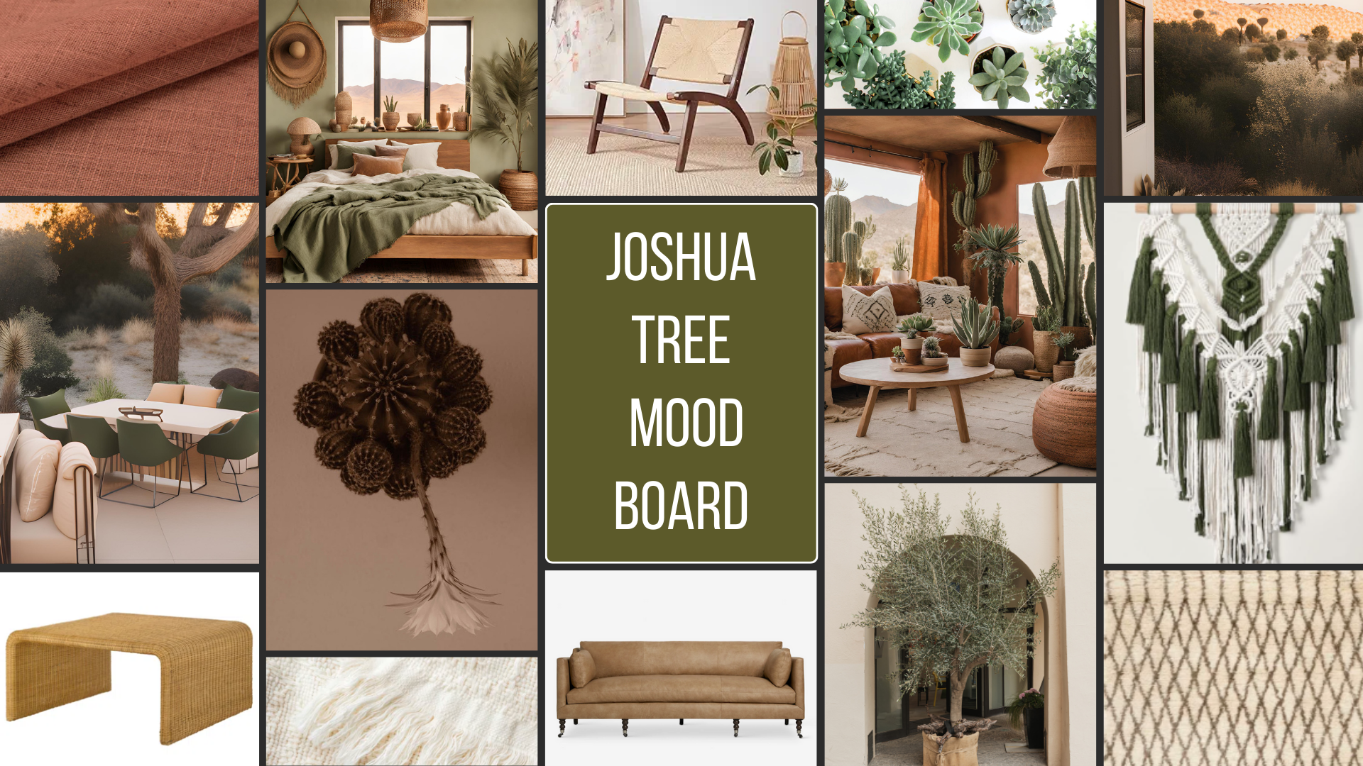 JOSHUA TREE INTERIOR DESIGN NATURE MOOD BOARD