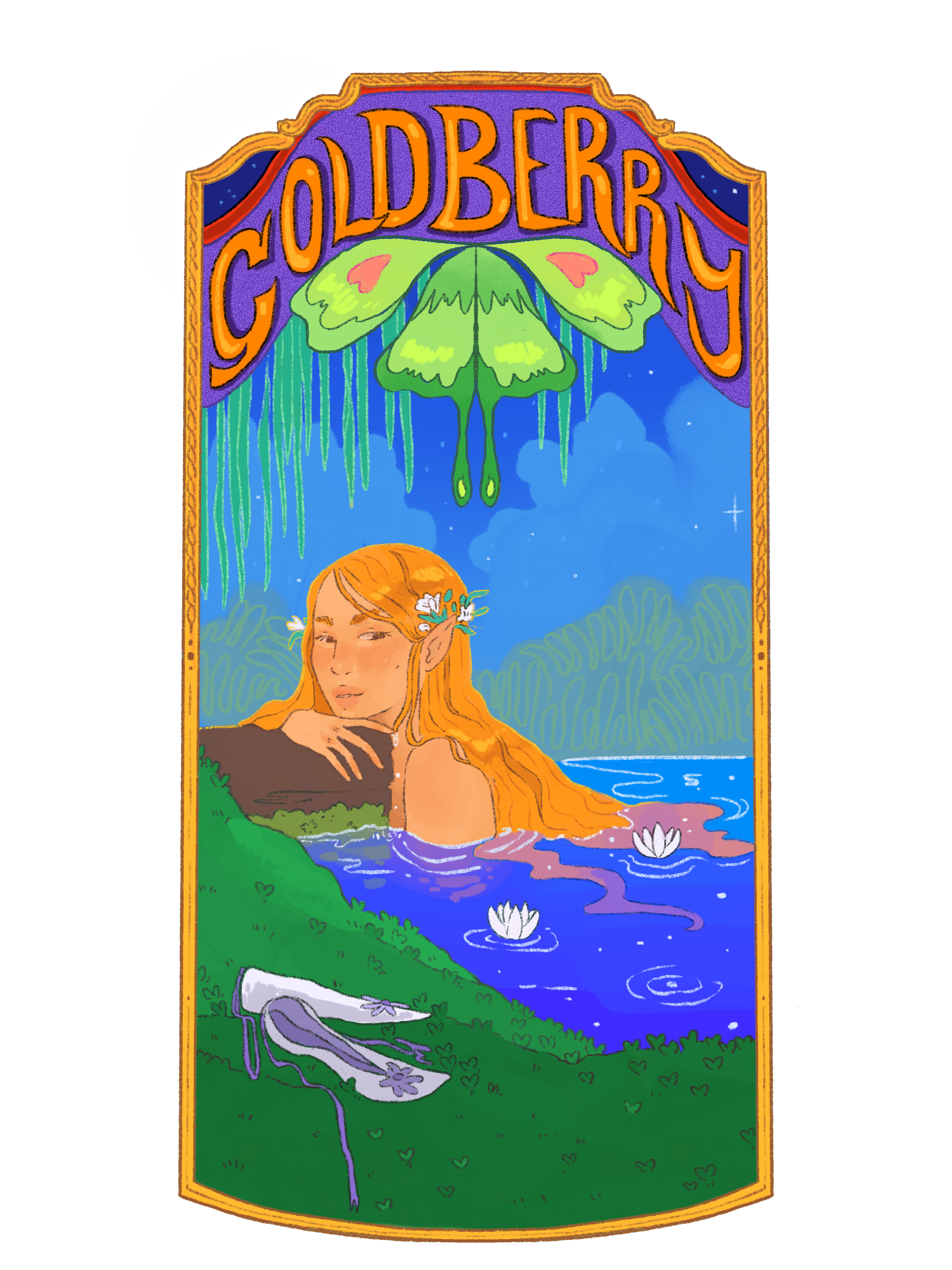 Goldberry Sticker