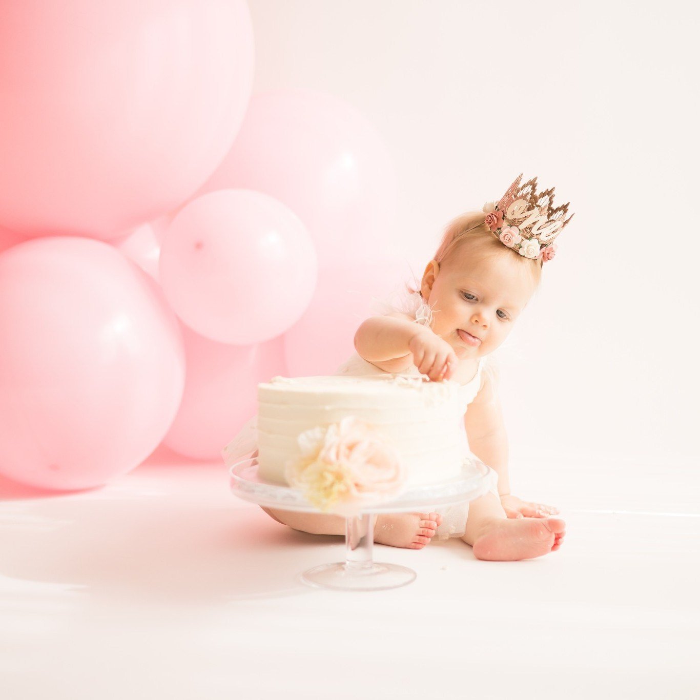 Turning one: where the cake is bigger than you, the wrapping paper is more exciting than the gifts, and everyone cheers for you to smash food on your face without judgment. 🎉🎂 Happy One Year, Amelia!
