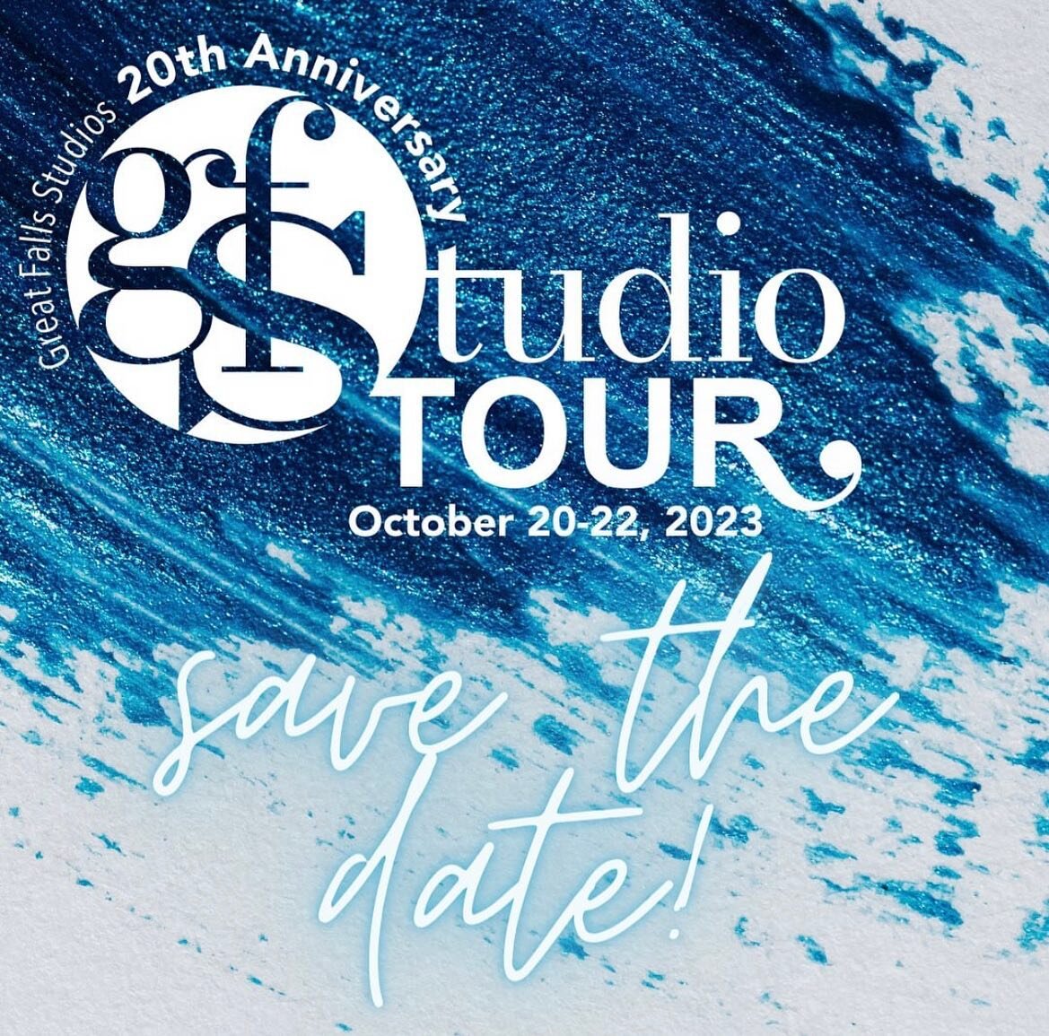 The countdown to @greatfallsstudios Studio Tour has begun! 

Join us for the 20th annual Great Falls Studios Art Tour. Over the three days &ndash; October 20th, 21th and 22th &ndash; you&rsquo;ll have the opportunity to visit artists in their studios