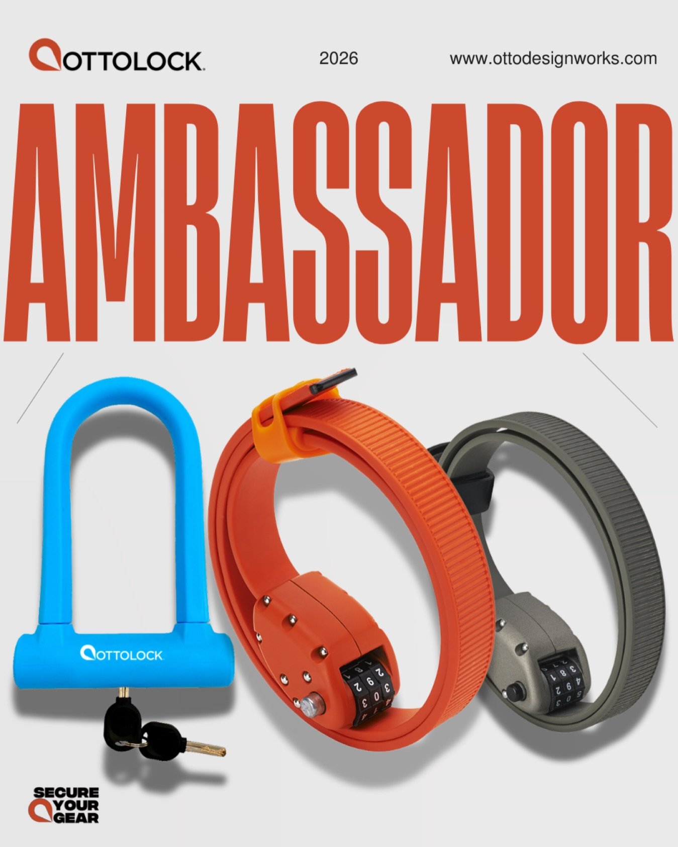 🚨 Ottolock Ambassador Program Updates 🚨 :

We hope you&rsquo;re all as excited as we are about the our ambassador program &amp; all of the cool things we will do together in 2026! We are working to finalize the team this week and will reach out to 