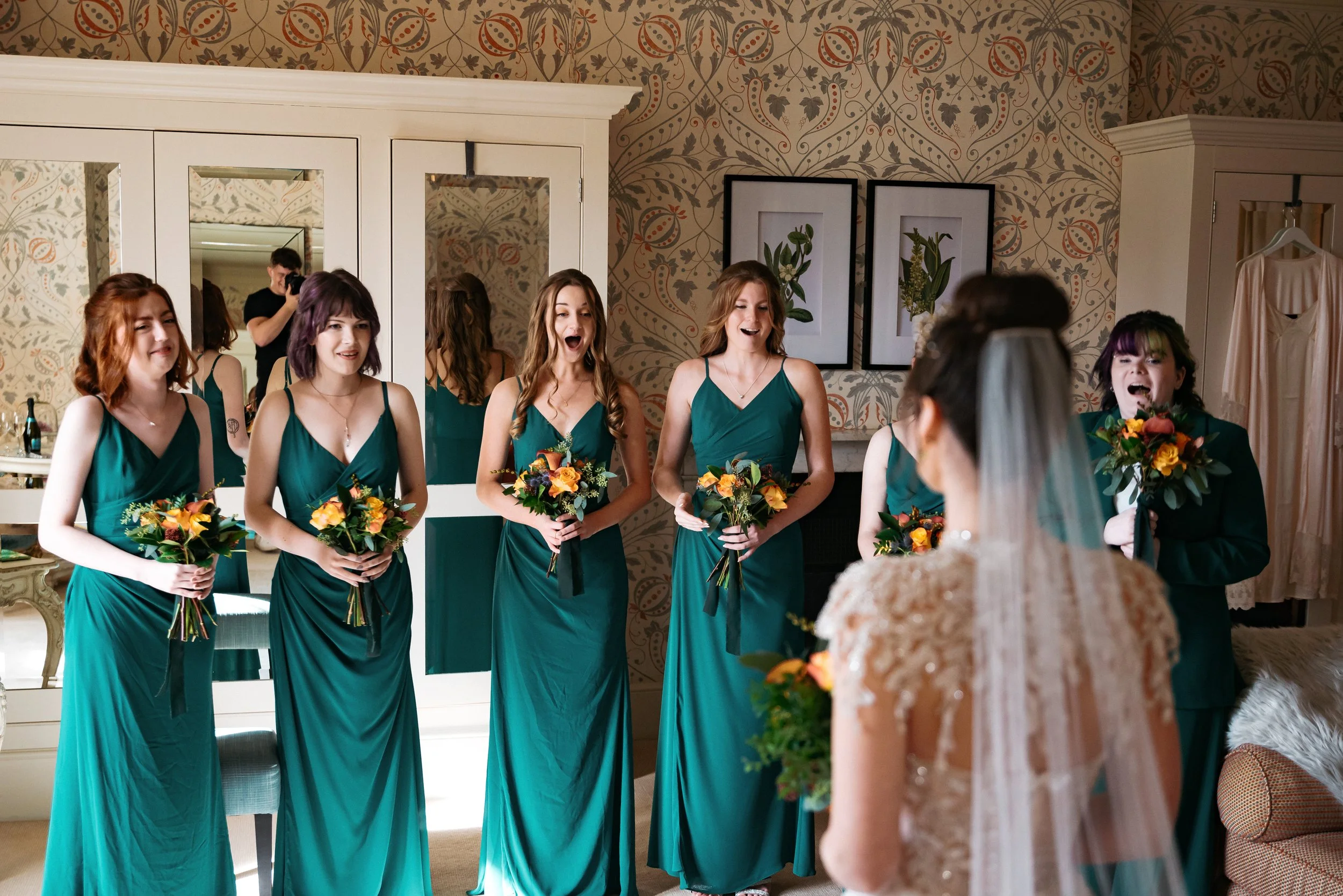 Bride preparing for her West Sussex wedding