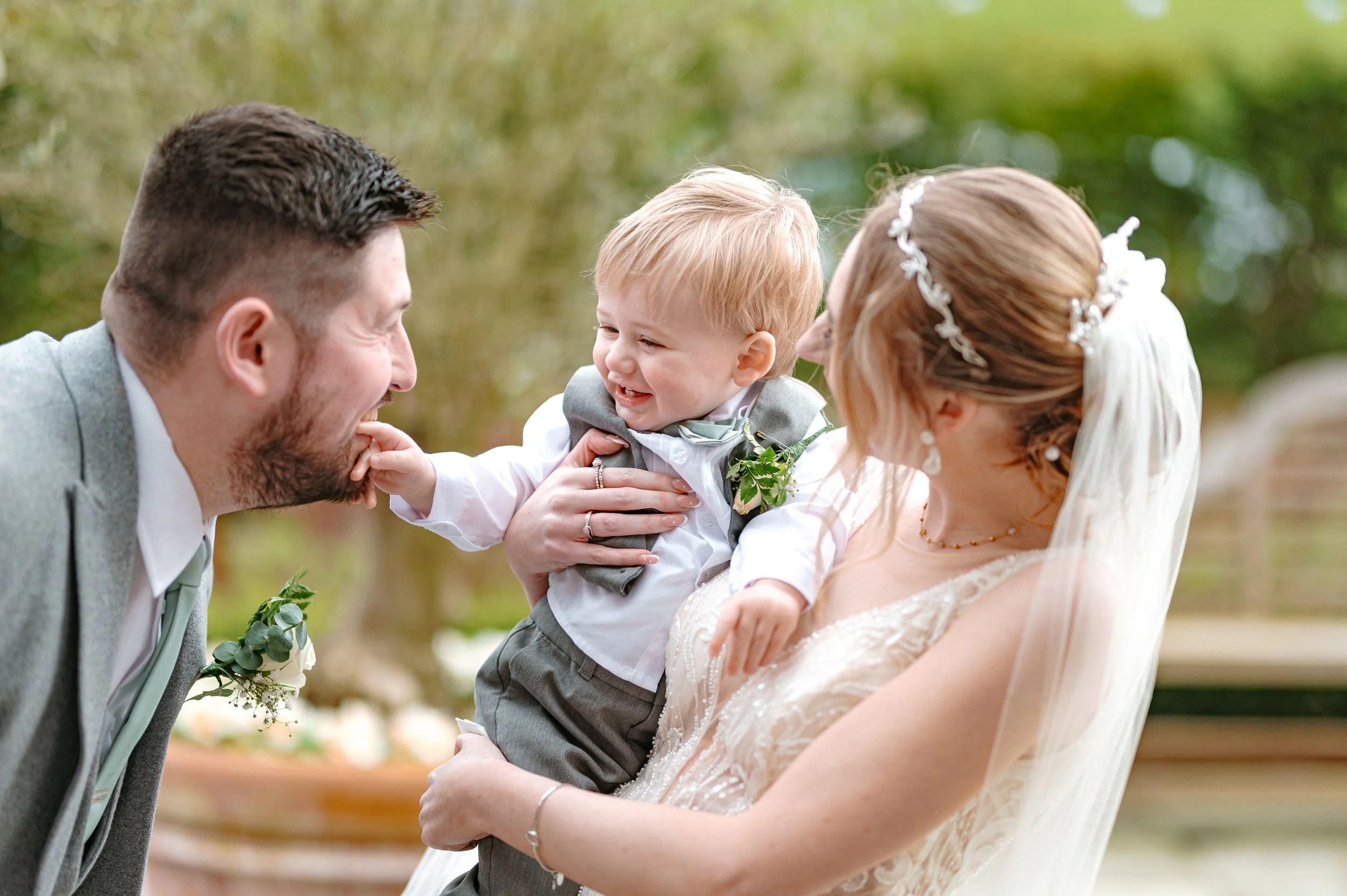 Wedding ring details at a West Sussex country house wedding