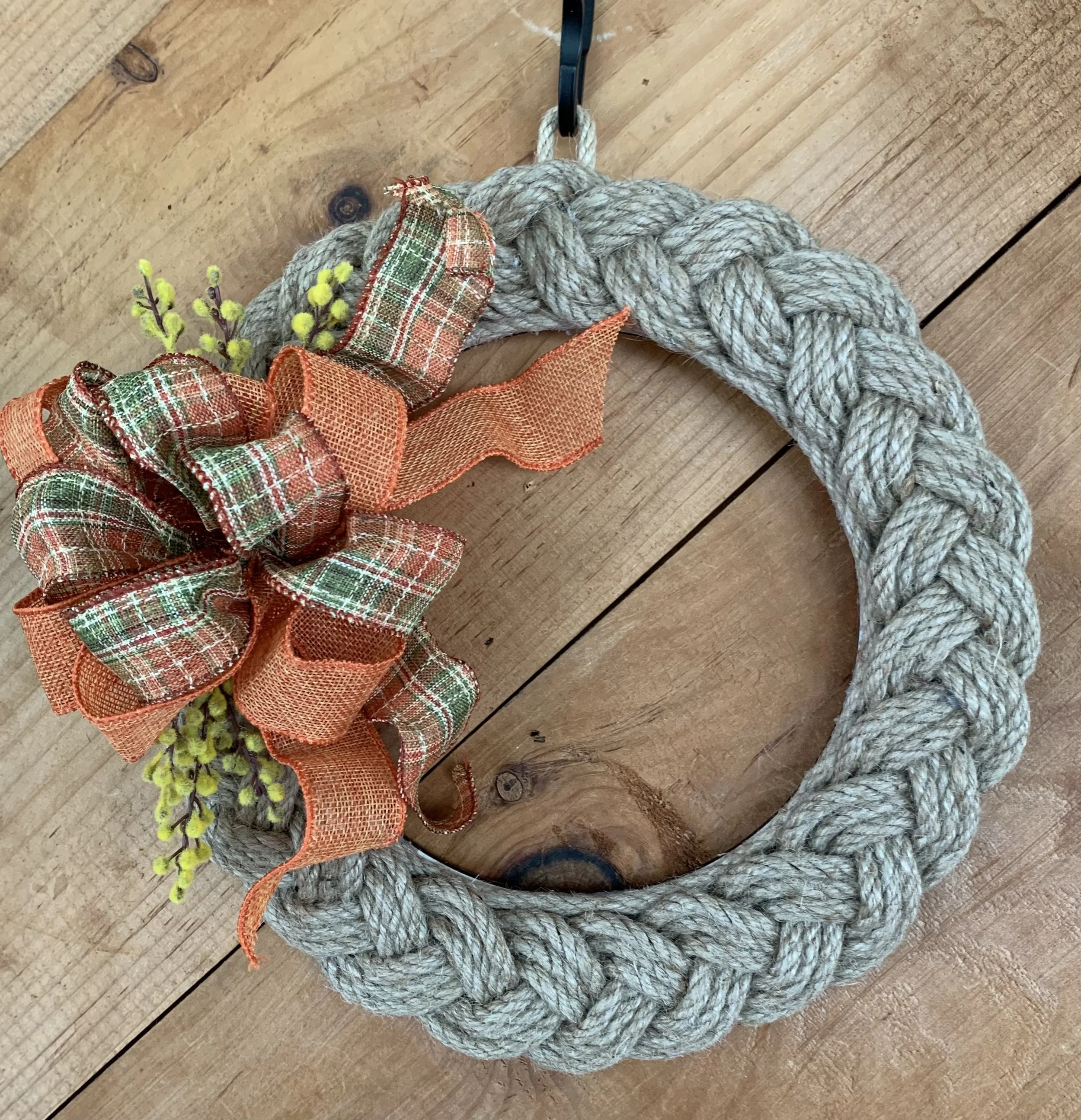 Fall Rope Wreath