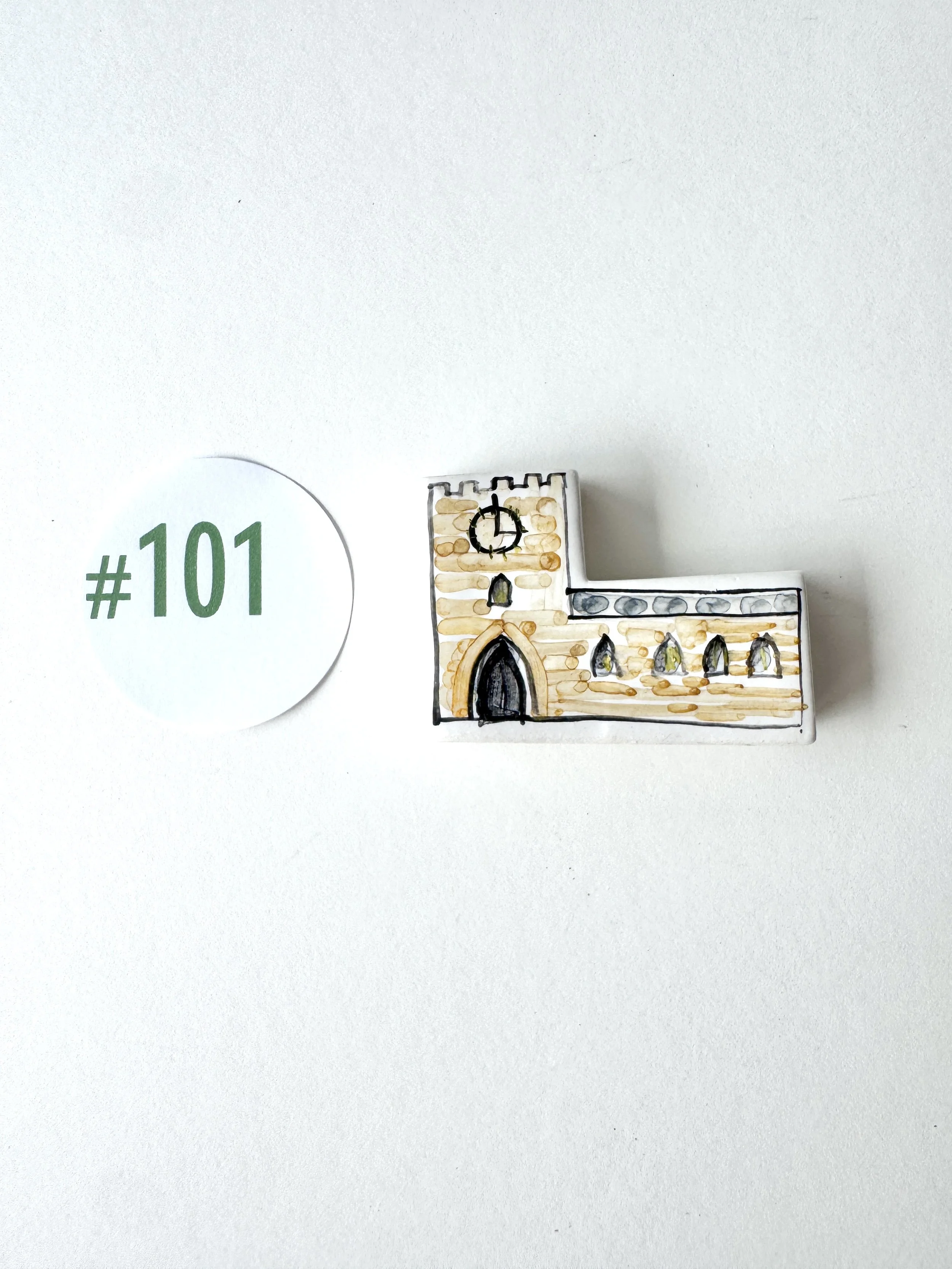 Tiny Church ornament #101