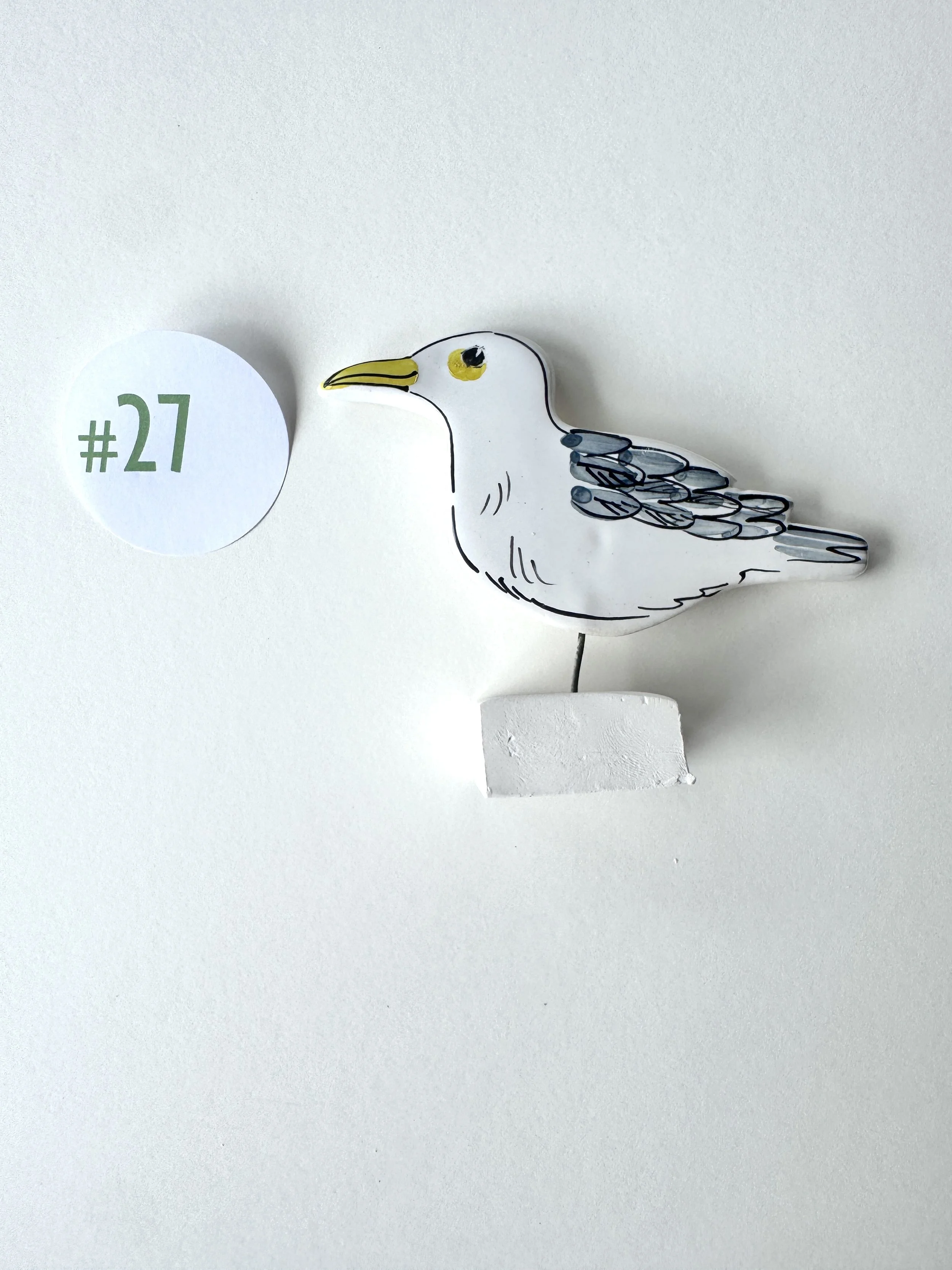 Gull pottery ornament #27