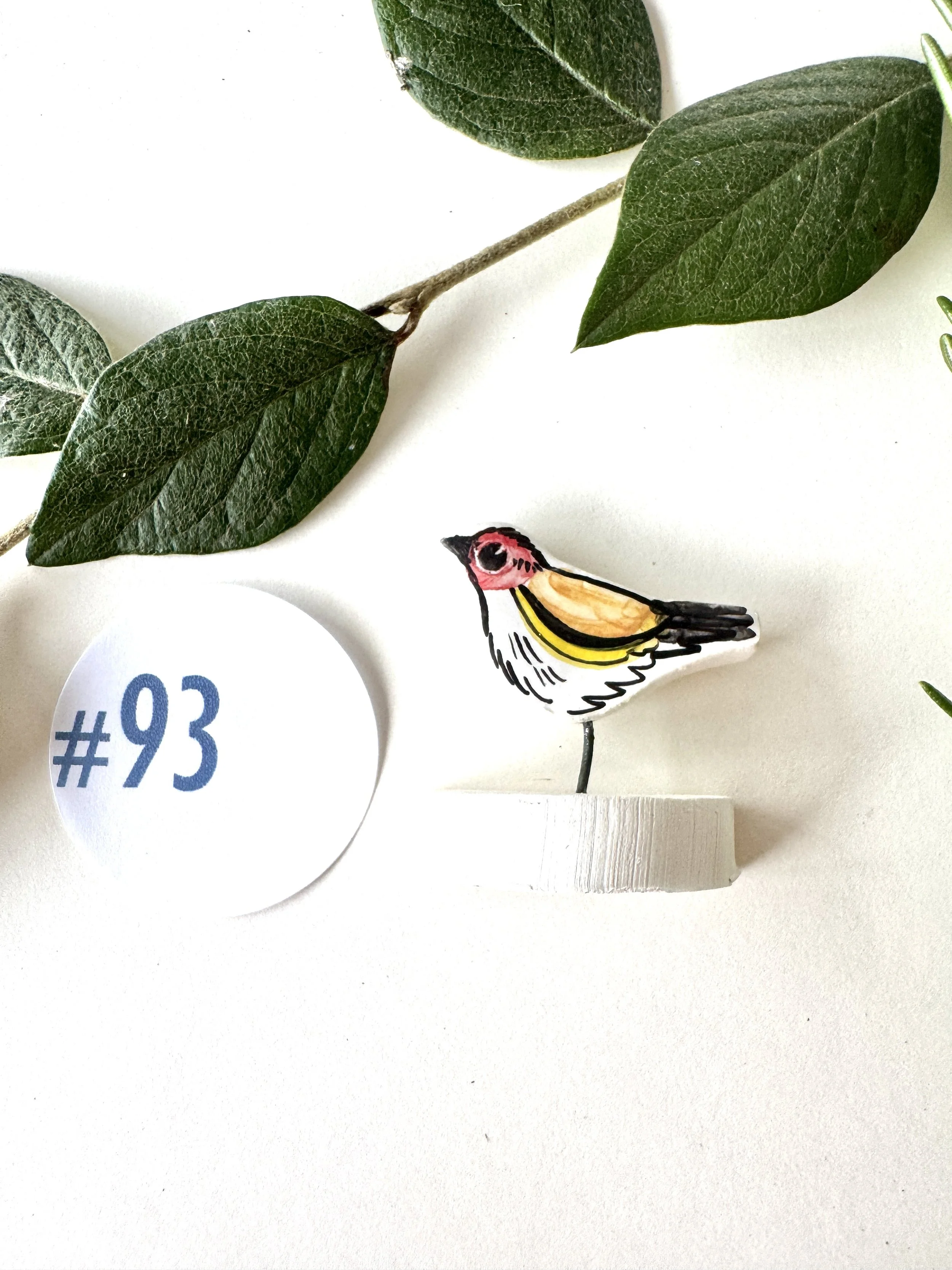 #93 Tiny Goldfinch