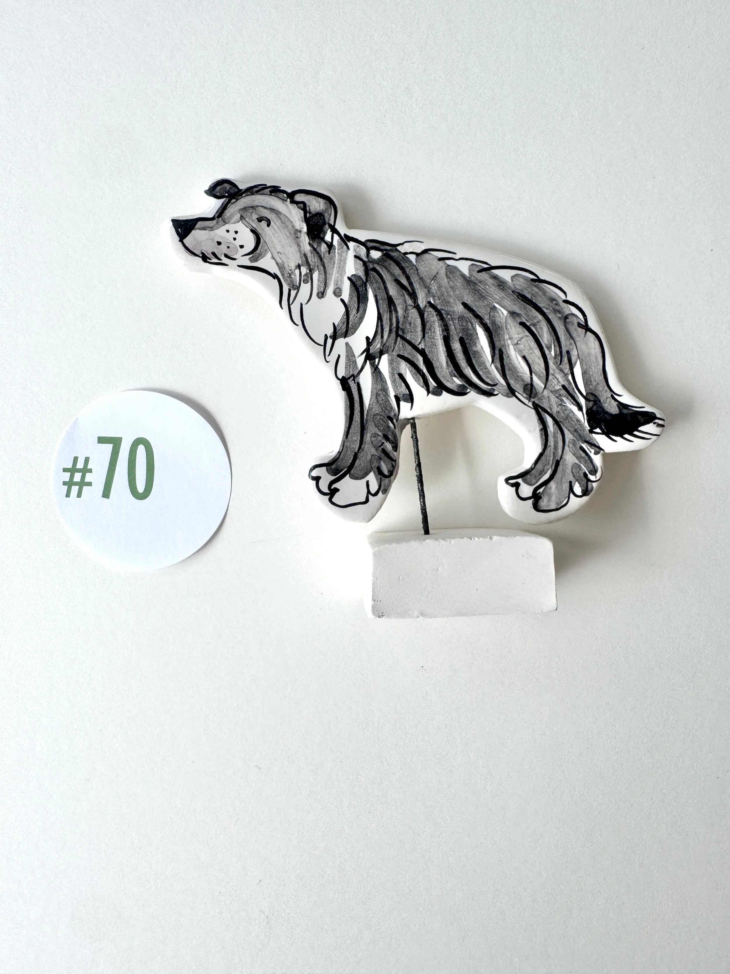 Collie dog ornament #70