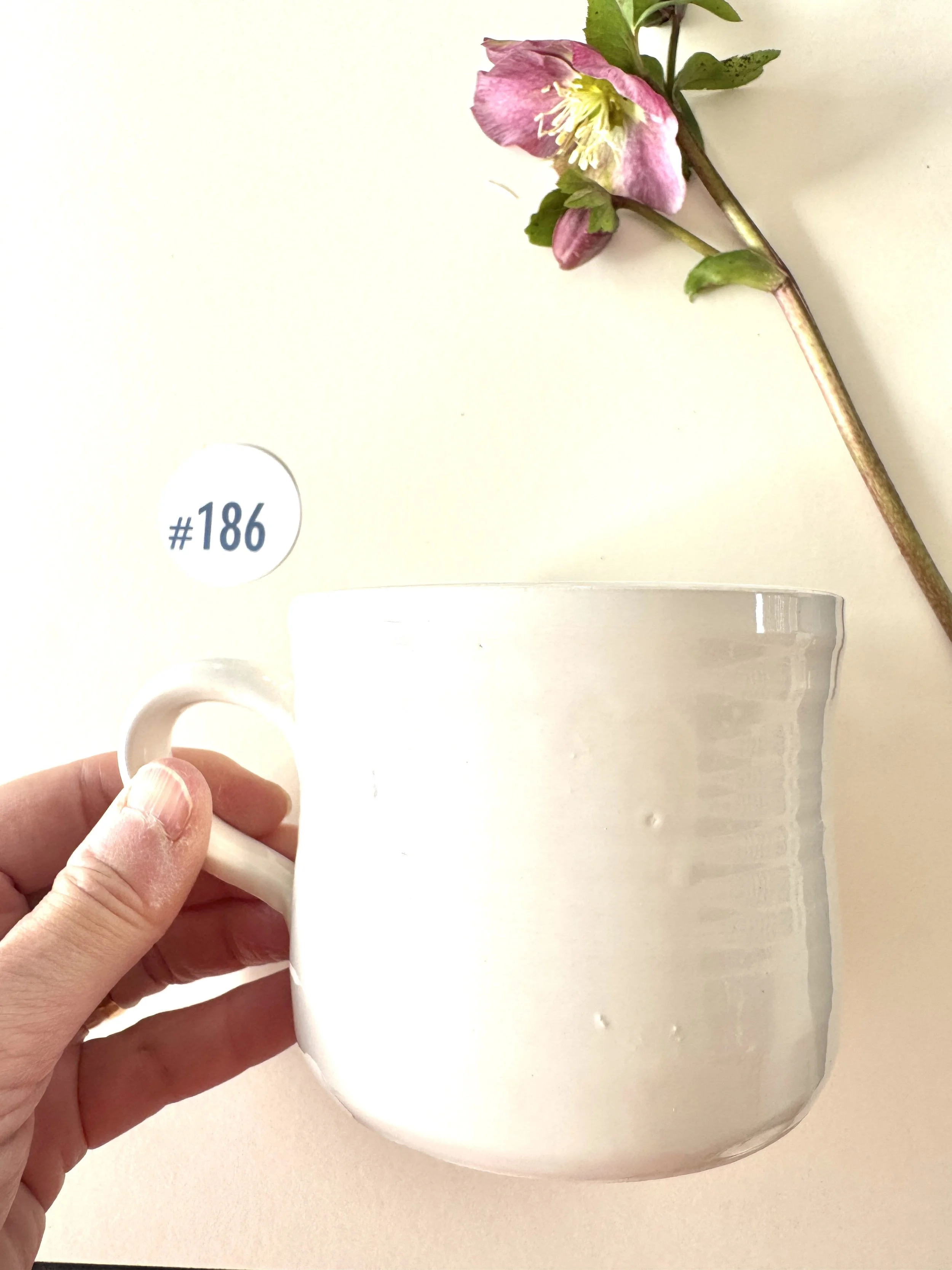 #186 White Mug