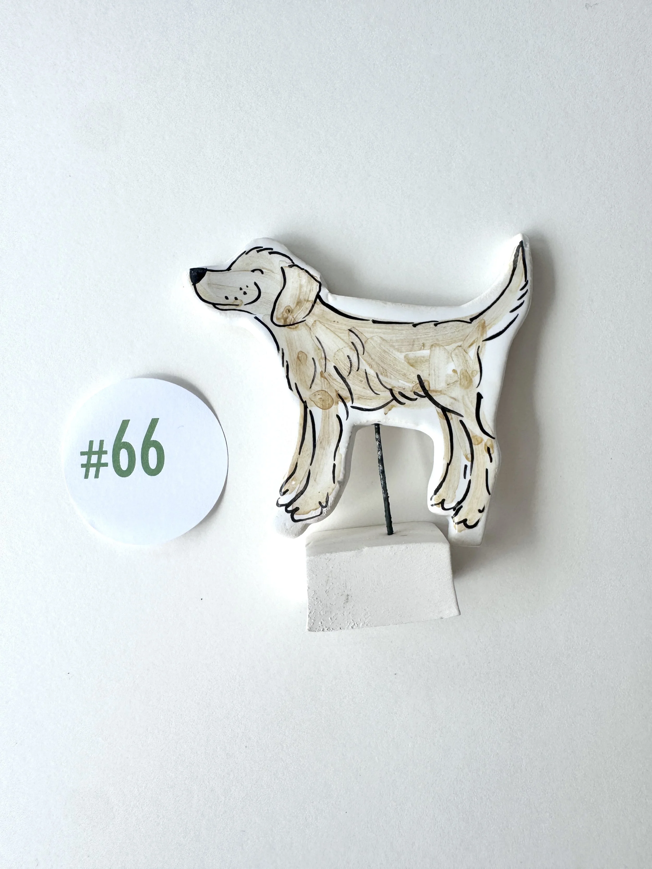Retriever dog ornament #66