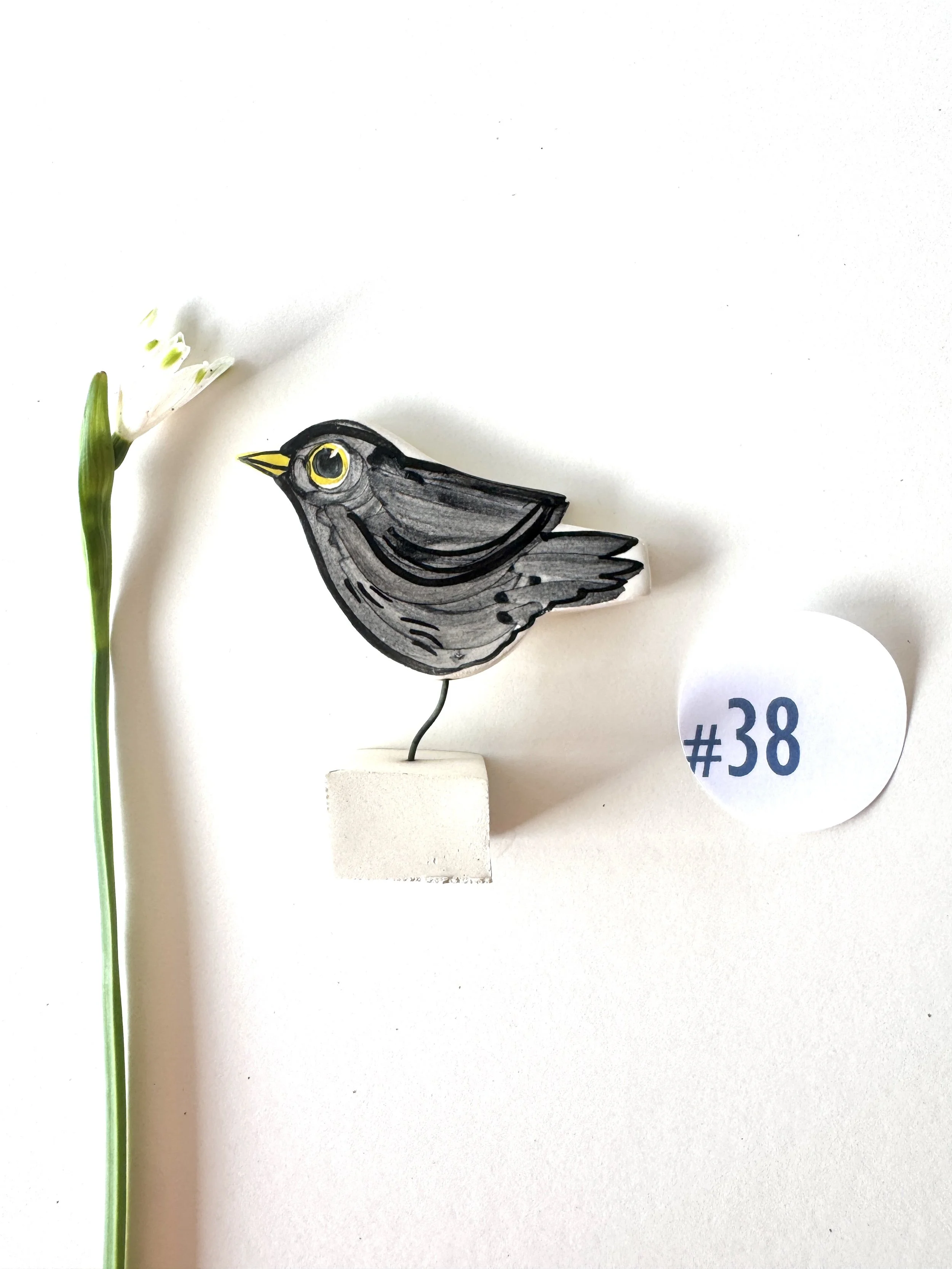 #38 Blackbird Ornament