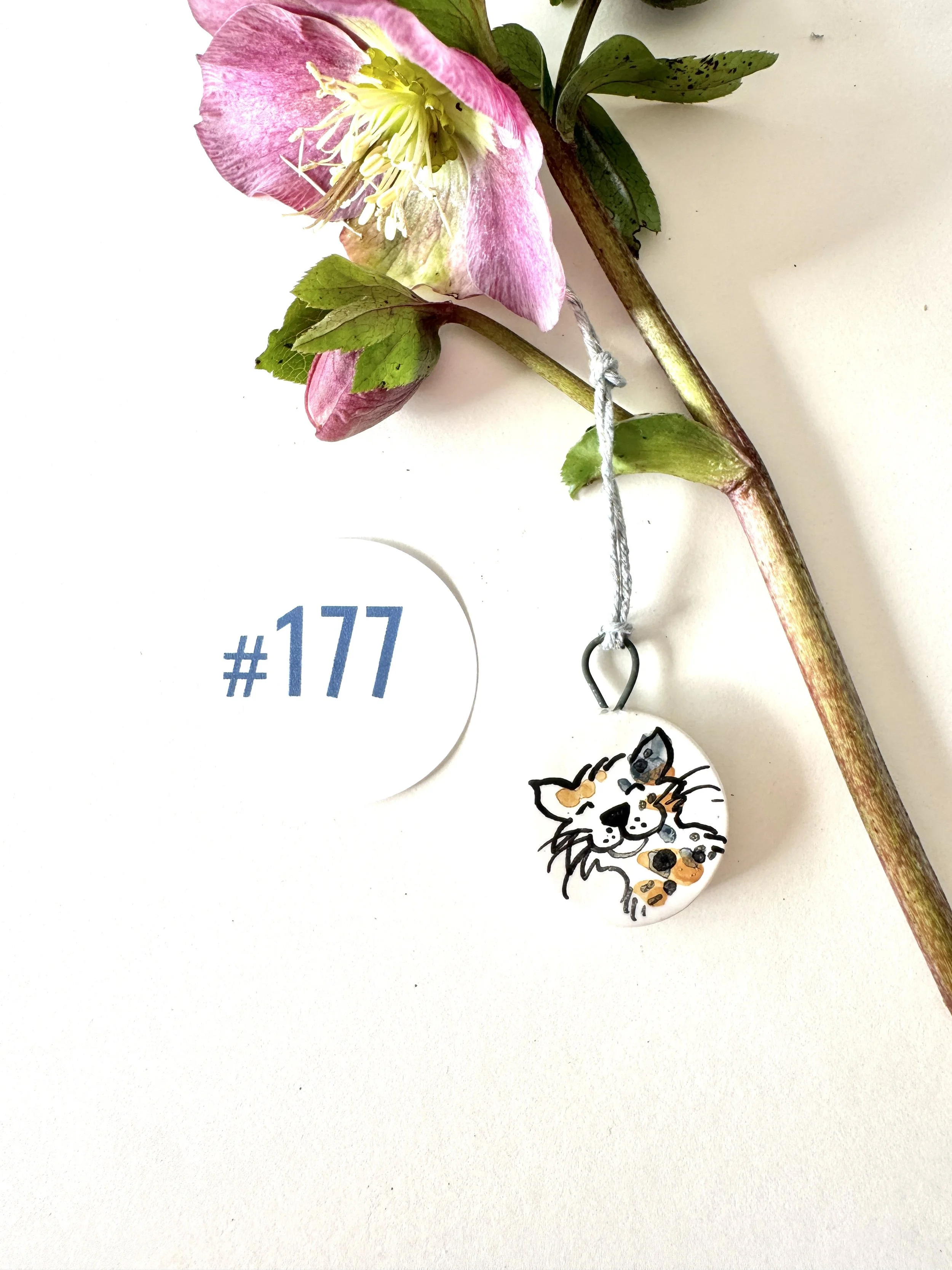 #177 Calico Cat Charm
