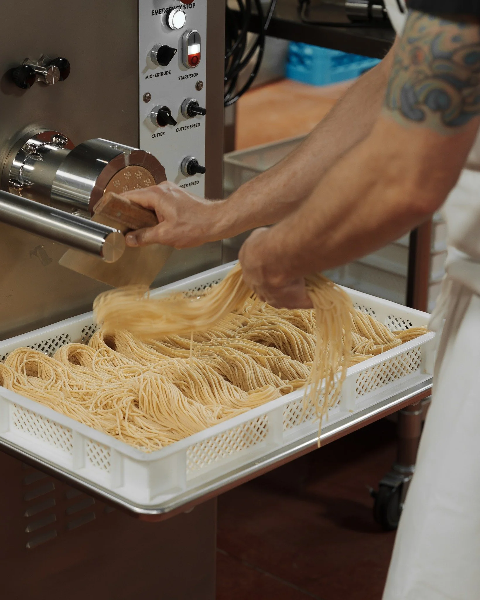 We use farm fresh eggs + organic flour because you can actually taste the difference.