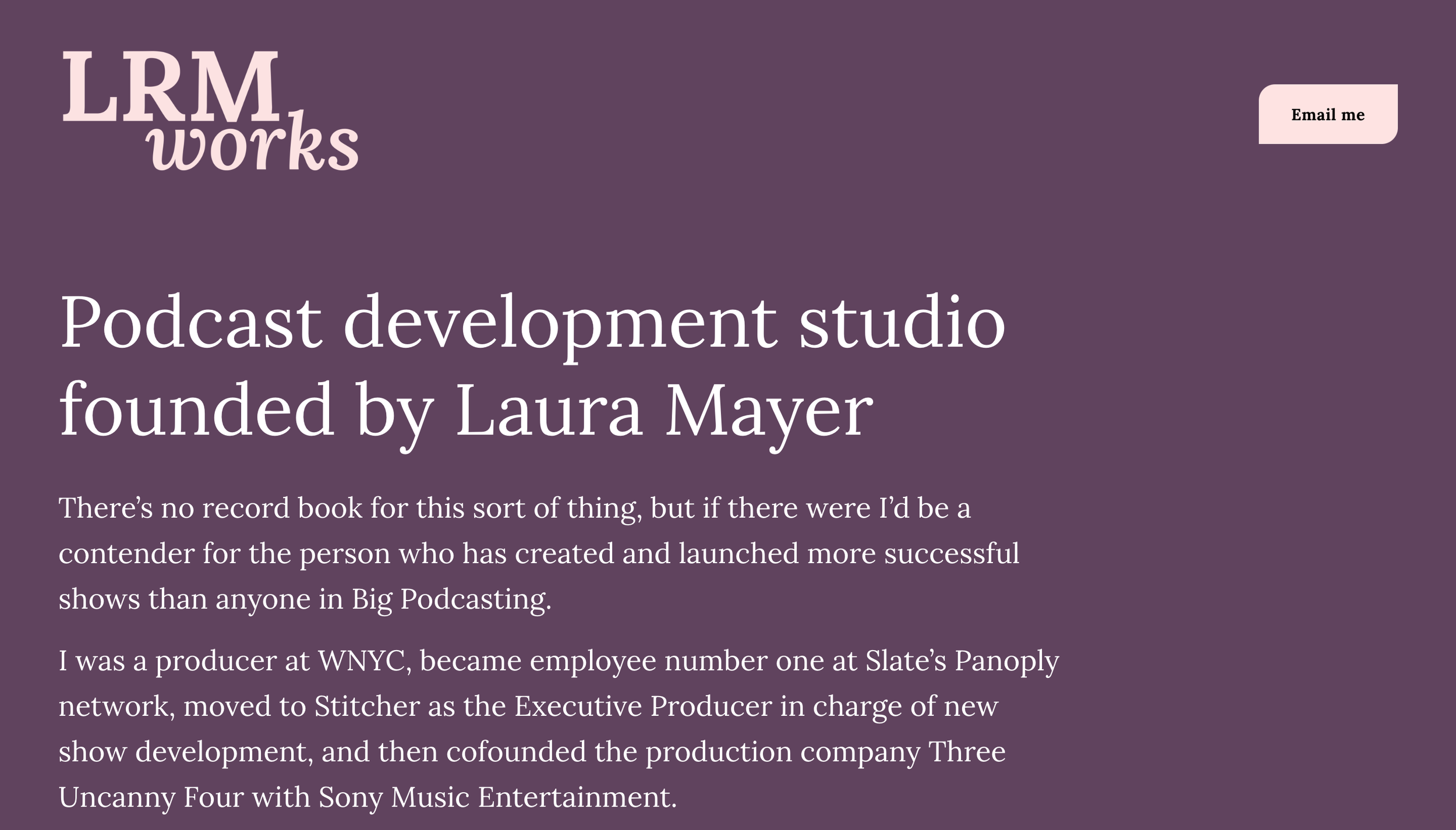 LRM Works | Top of Page