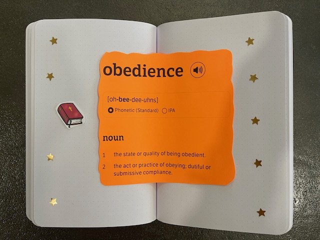 Obedience is Not a Bad Word