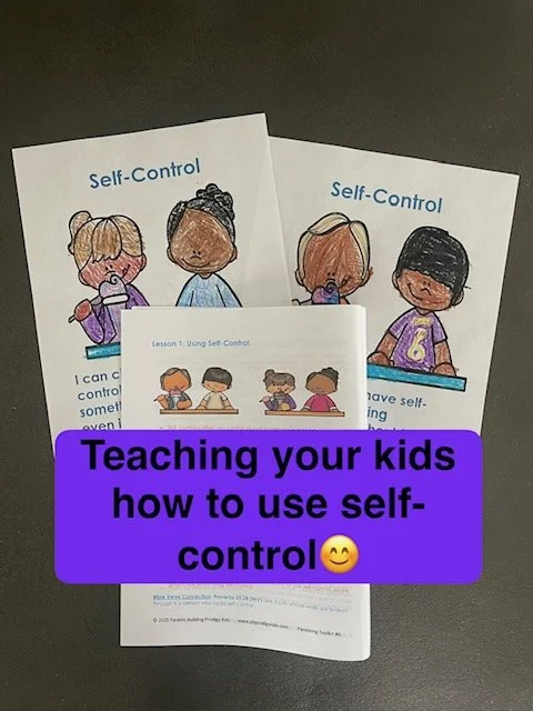 Teaching Your Kids How to Use Self-Control