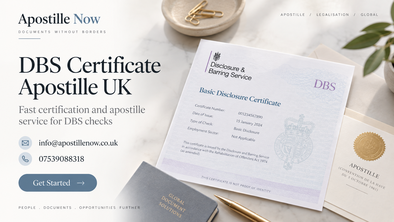 DBS Certificate Apostille