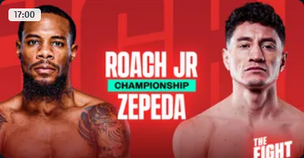 Golden Boy/Top Rank (DAZN): Roach-Zepeda