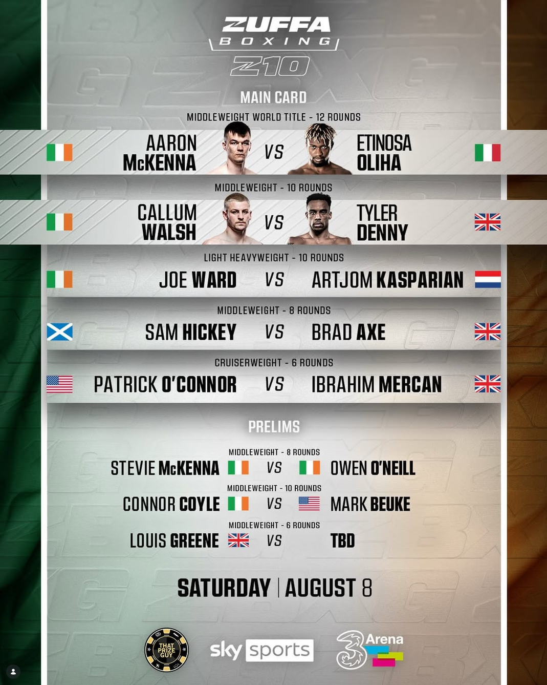 Zuffa Boxing 10 (Para+)