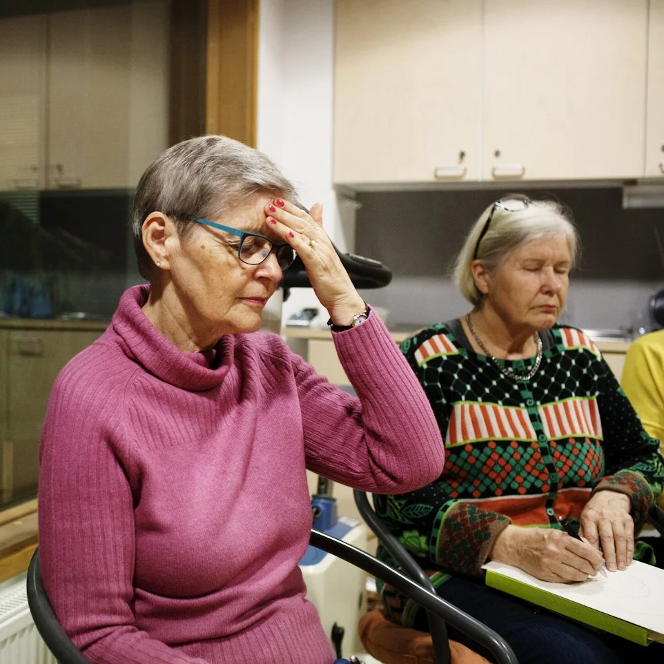 Taidekurssi senioritalossa