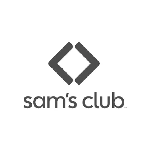 Logo of Sam's Club with a black geometric symbol above the store name