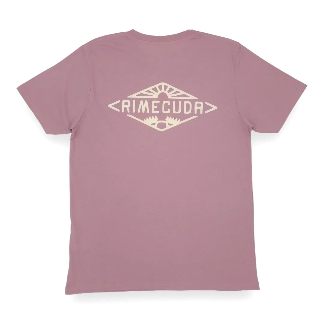 Diamond Stencil T-Shirt - Purple Rose