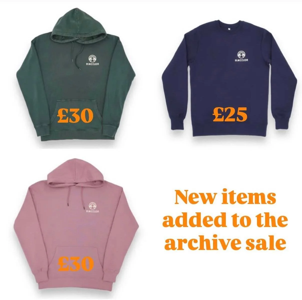 Some new additions to the Archive Sale page, along with a couple of price drops.

Free UK postage

#ride #walk #adventure #skate #southcoast #fish #newforestnationalpark #outdoors #rimecuda #explore #screenprinting #clothing #outside #unisex #bikepac