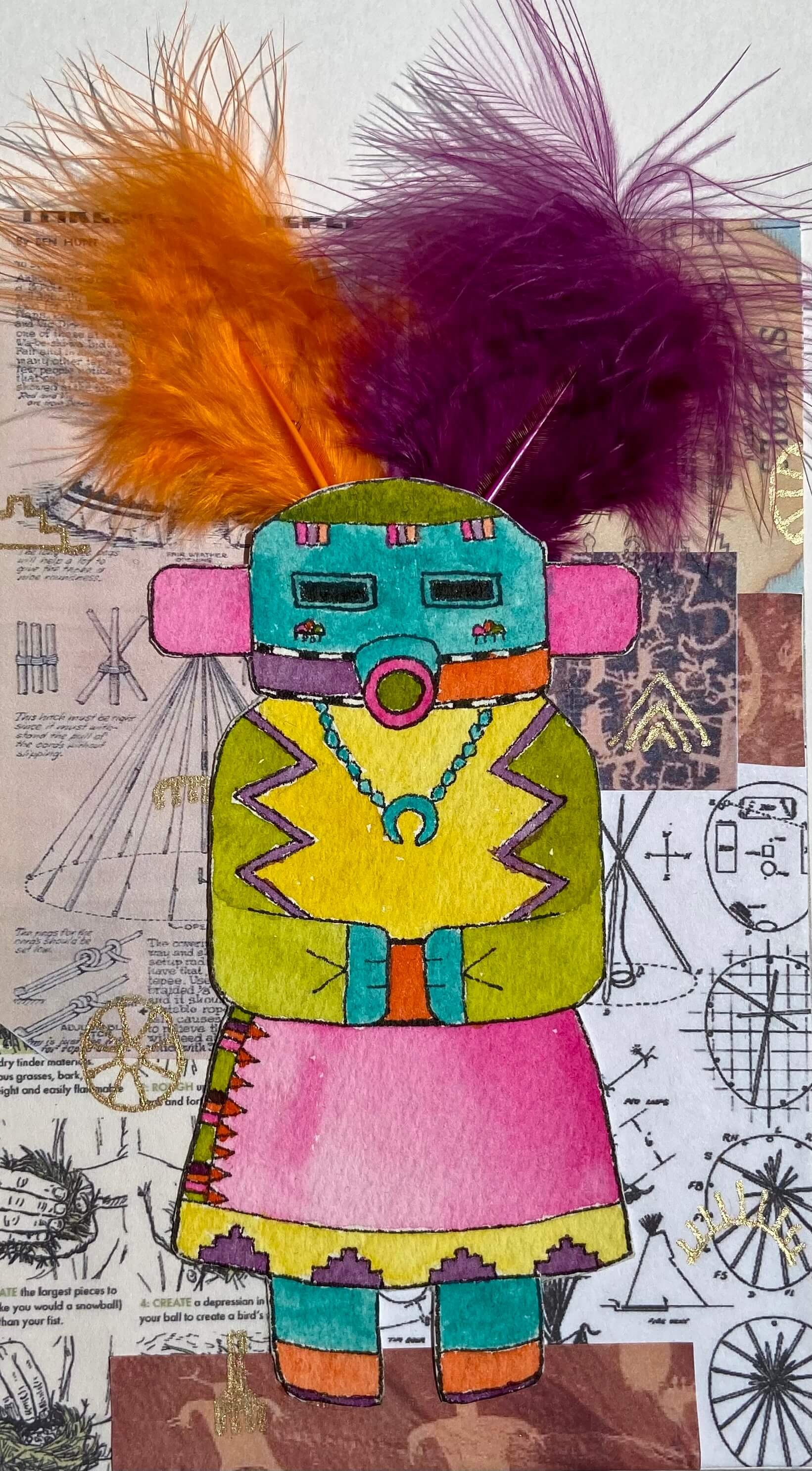 Untitled
Mixed media collage
Size: 6 x 4”