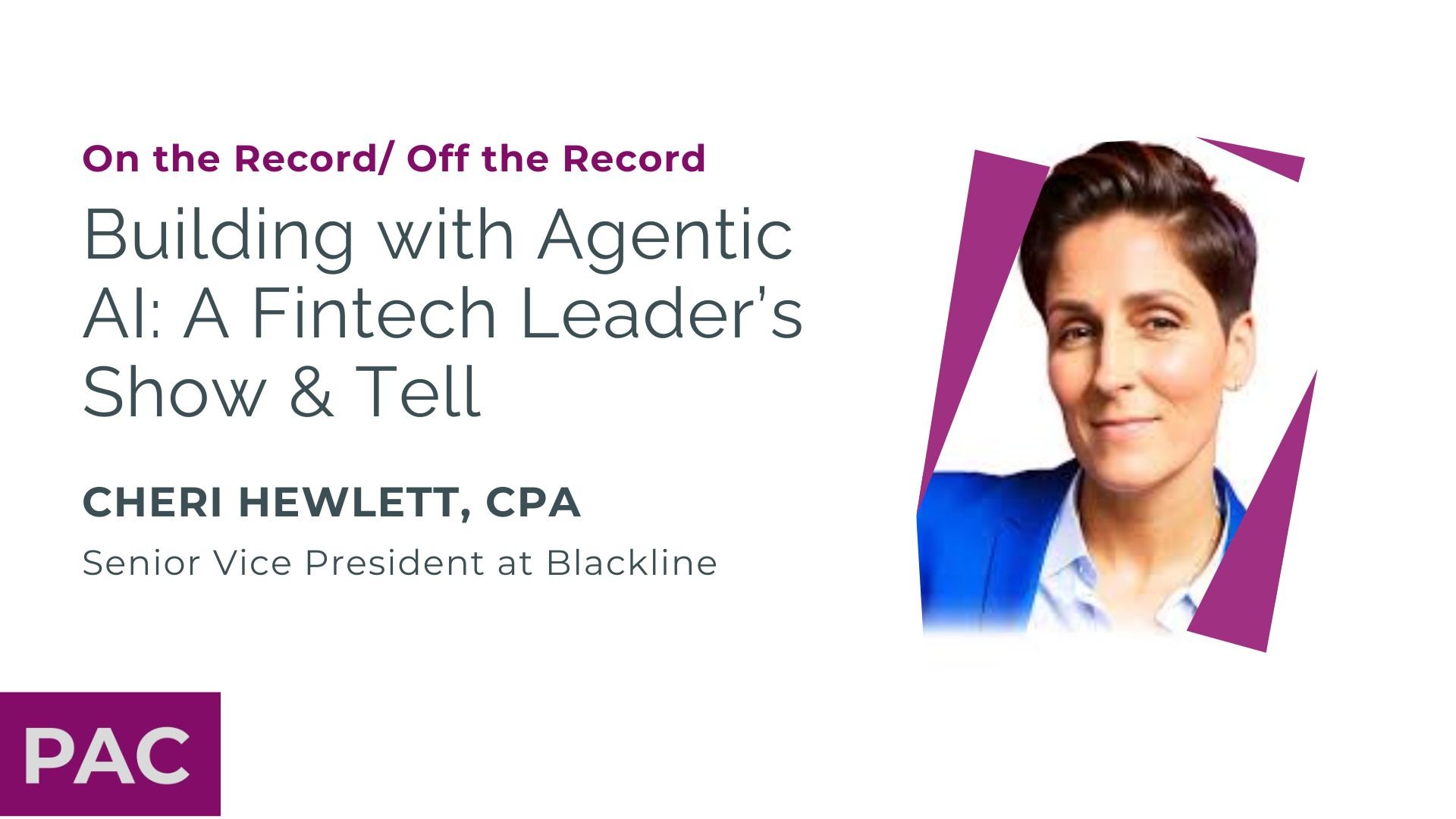 Building with Agentic AI: a Fintech Leader’s Show &amp; Tell