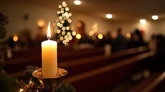 Candle burning
