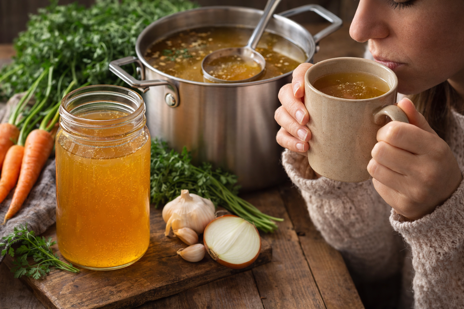 Aunt Be’s Healing Bone Broth Recipe