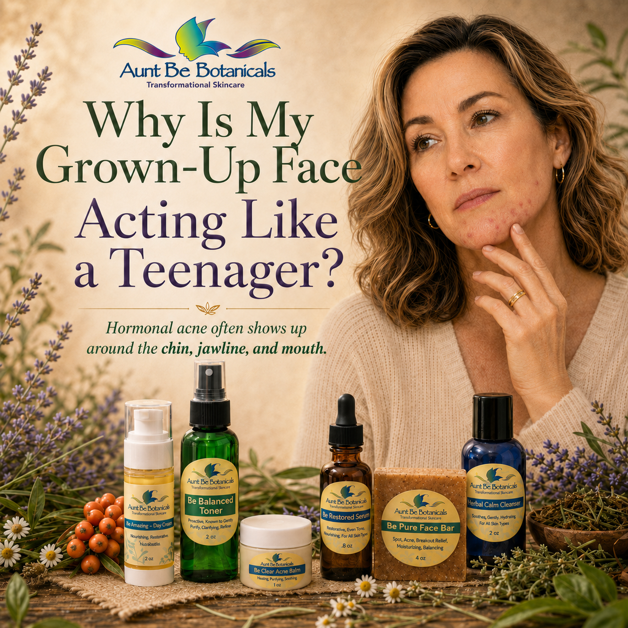 Why Is My Grown-Up Face             Acting Like a Teenager?