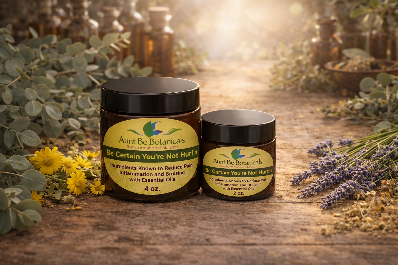 Be Certain You're Not Hurt'n - All Natural Pain Free Balm