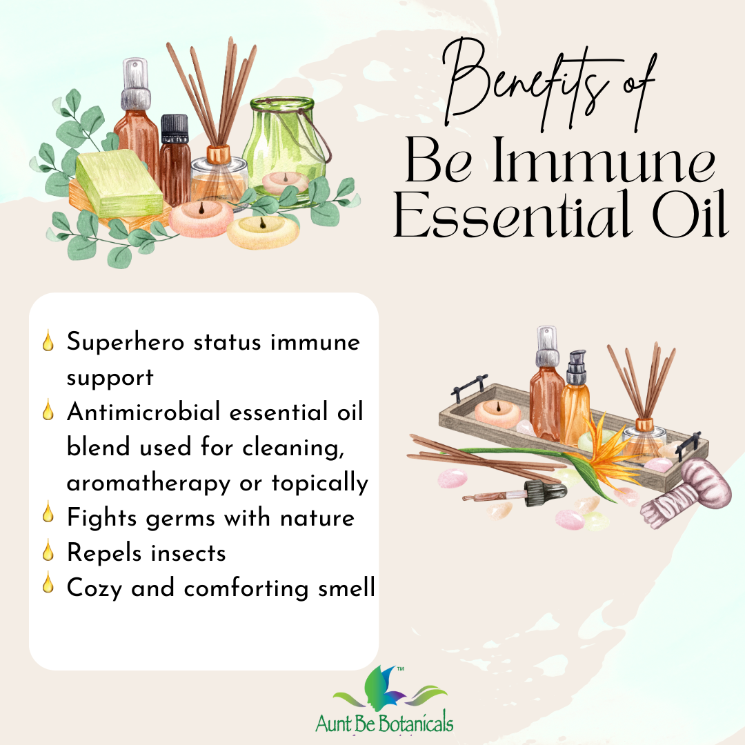 Be Immune (Four Thieves) Essential Oil Blend, perfect for aromatherapy and health improvement
