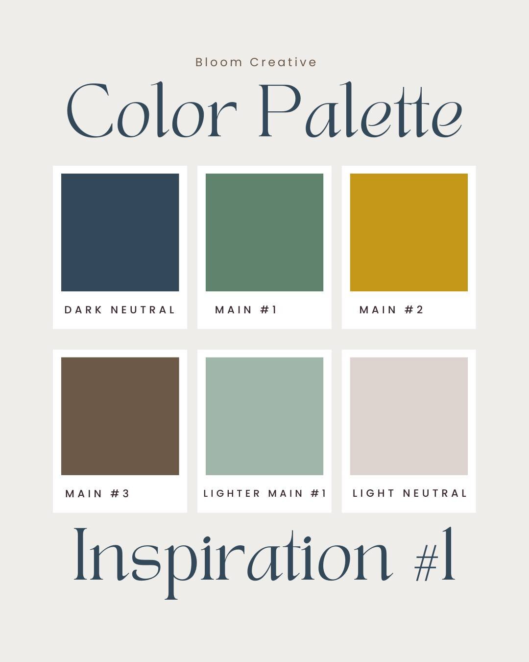 Which would you choose? I presented these three brand color palettes to my client and am loving the subtle differences, but we need to choose just one! 
#brandingdesign #brandcolors #marketingstrategy