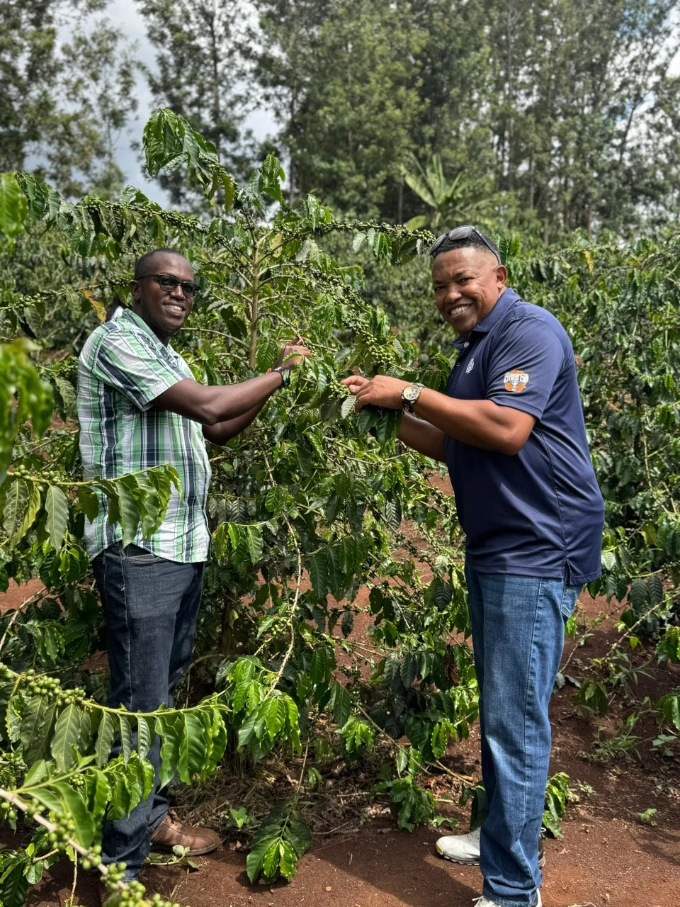 Founders at the Bahati Coffee Farm