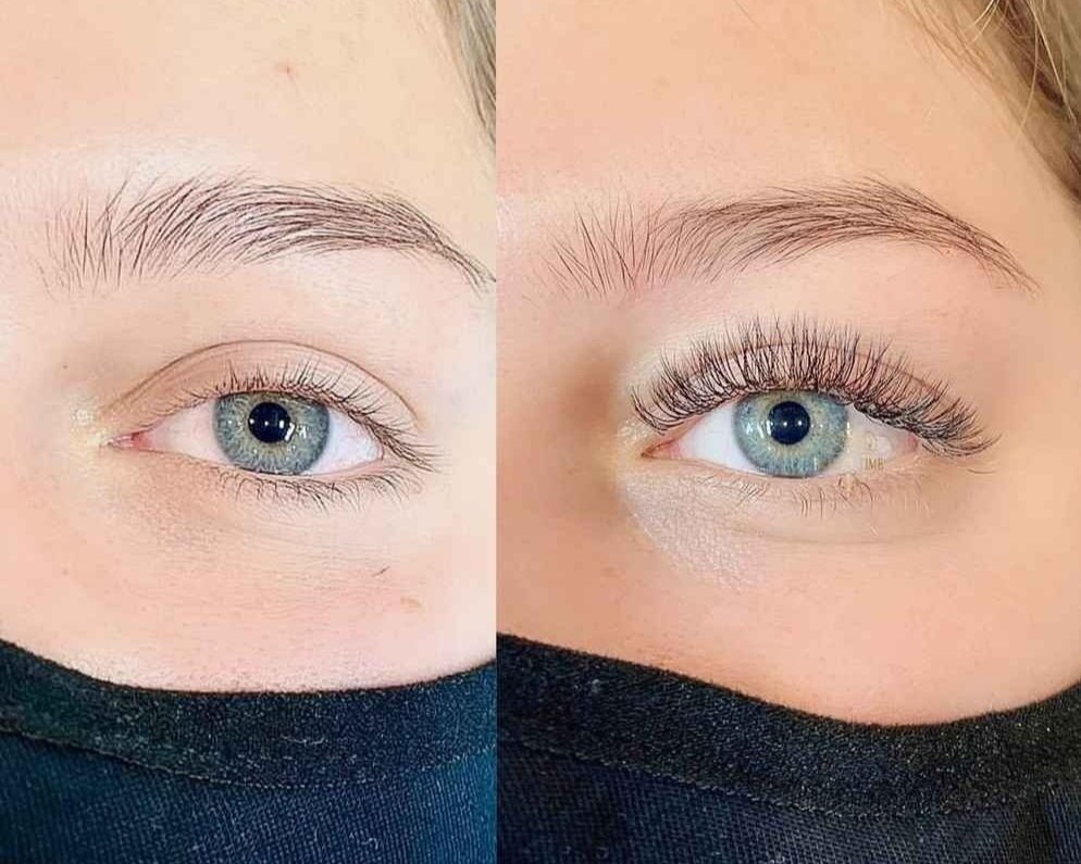 lash lift and tint