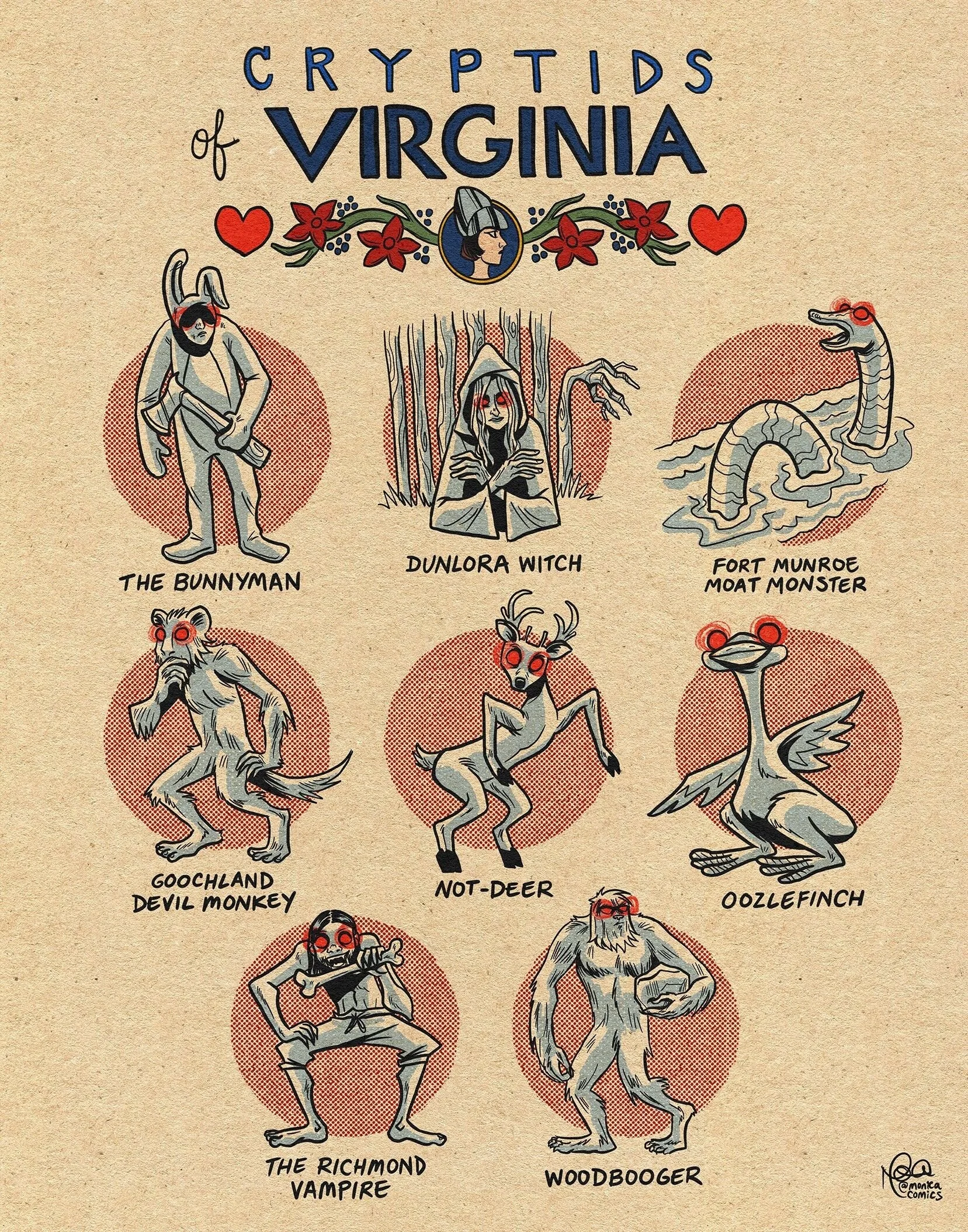 Cryptids of North America #14: Virginia