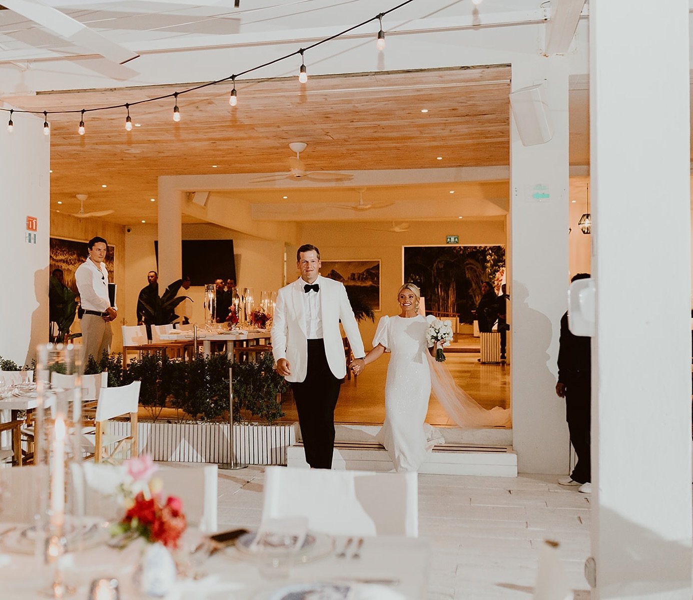 Introducing Mr. &amp; Mrs. 🤵&zwj;♂️👰&zwj;♀️
~
~
~
~
#bahiacabohotel #boutiquehotel #bahiacabo #surcabo #surbeachhouse #wedding #destinationwedding #weddingvenue #beachwedding