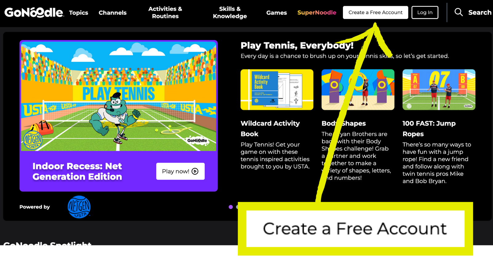Getting Started with SuperNoodle! — SuperNoodle by GoNoodle