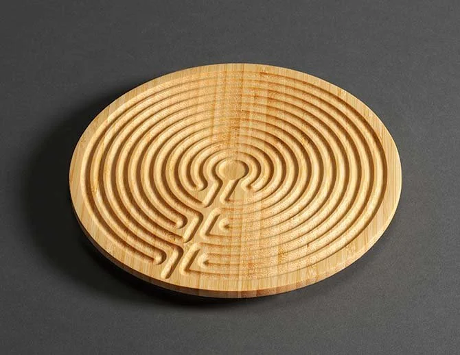 Otfrid Finger Labyrinth, Natural Bamboo — Watson Studios: Brian