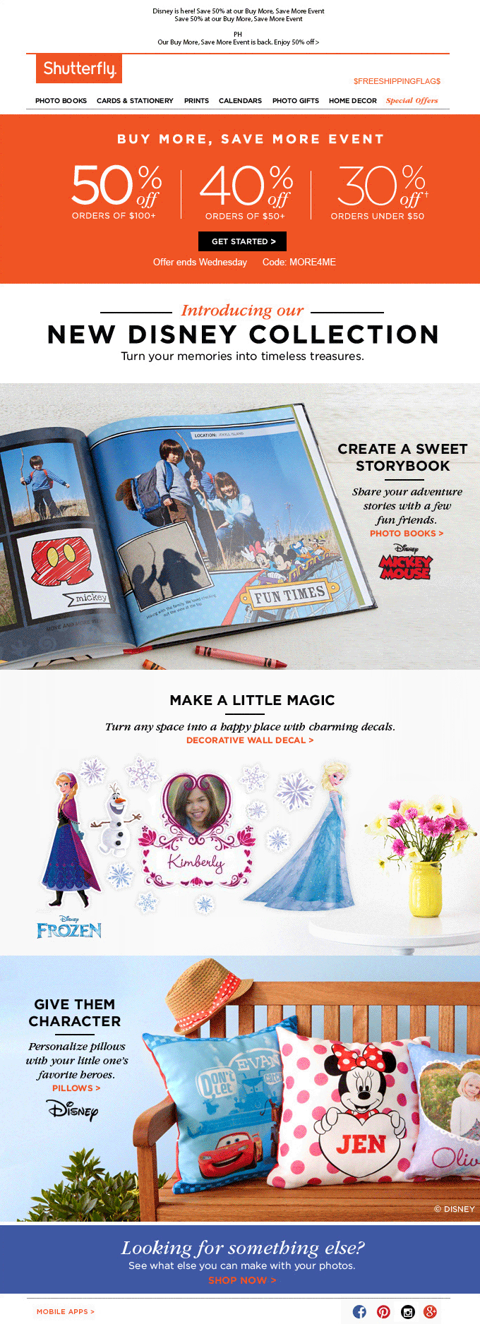 Shutterfly Campaigns