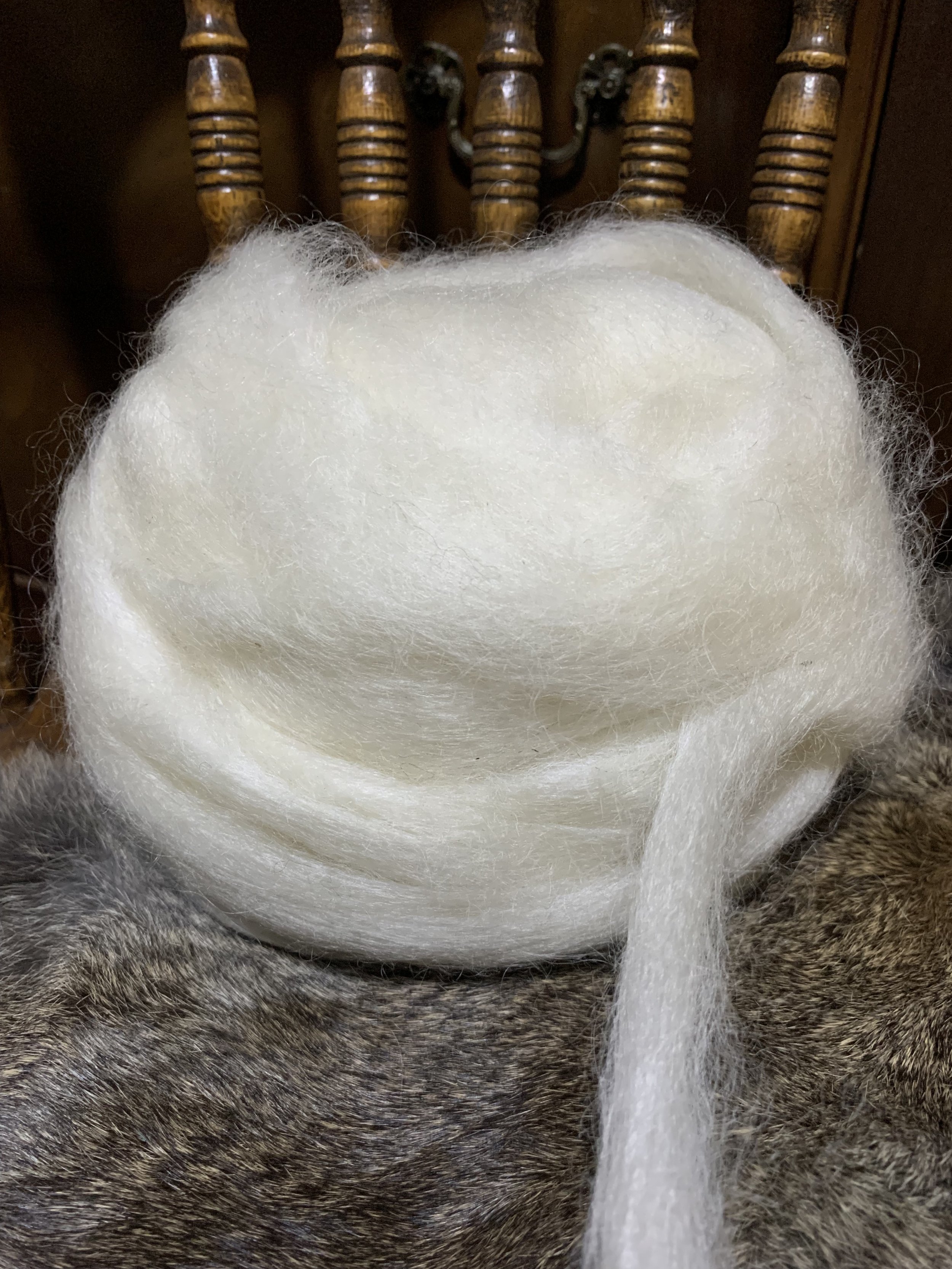 Wensleydale Roving - 100g