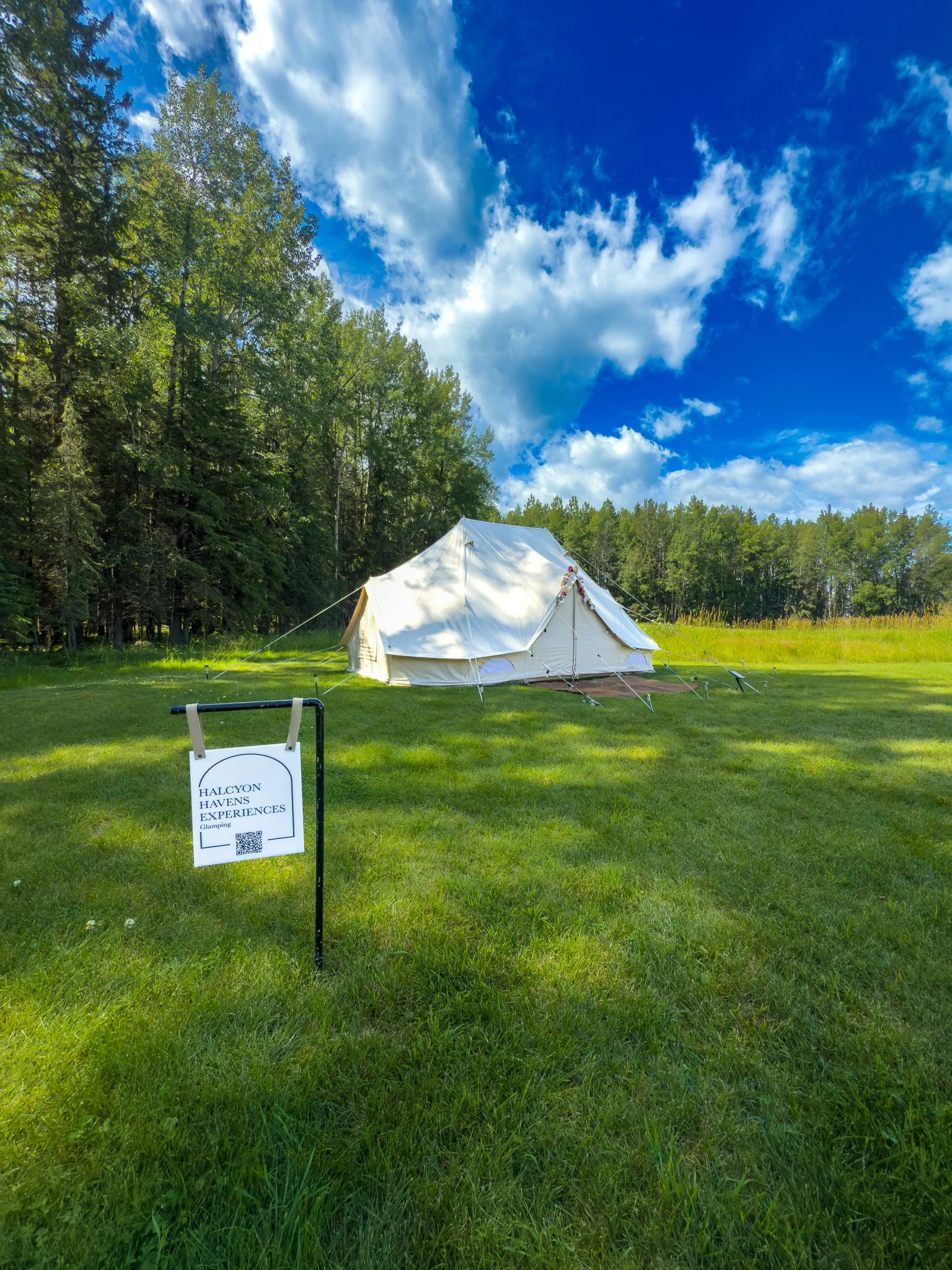 glamping tent from halcyon havens experiences