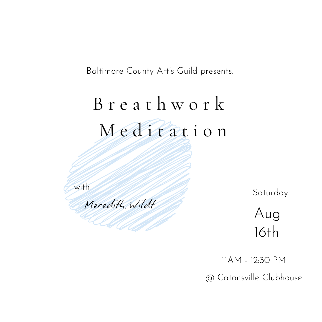 August Breathwork @ The Catonsville Clubhouse 8/16/25