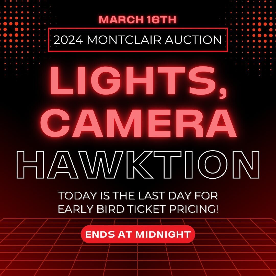 Don&rsquo;t miss out! Head over to our auction website to get your tickets now! ourschool.auction/hawk24