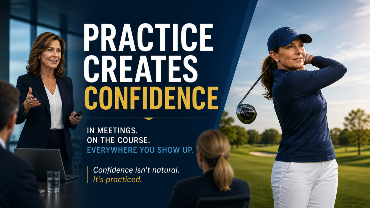 Practice Creates Confidence in Meetings and on the Course